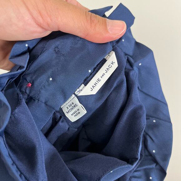 Janie and Jack Floral Border Dress 3-6 Months - Picture 5 of 6